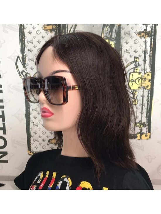 New Authentic Gucci Sunglasses GG0632S 002 Havana/Brown Gradient 56-20-145mm main image 6